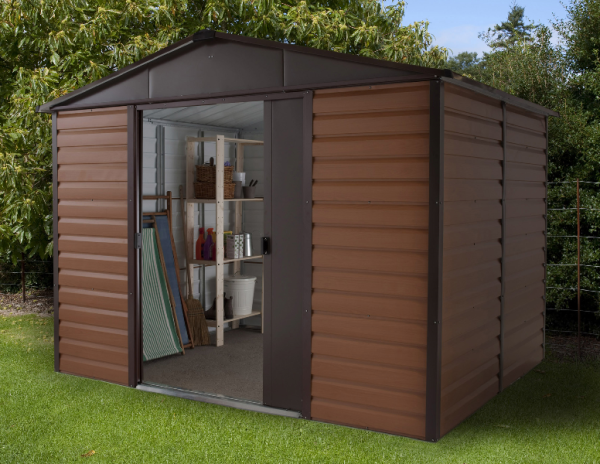 Tidy Shop Tall Brown A 2m x 2.4m x 2.15m (TSTSAA) 10 Year Warranty. Imported from the UK